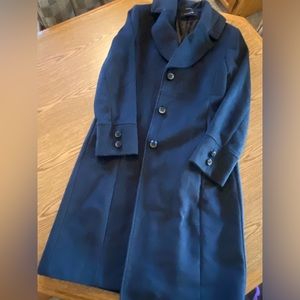 Women’s Jones New York Pea Coat Size 14 Black Excellent Condition